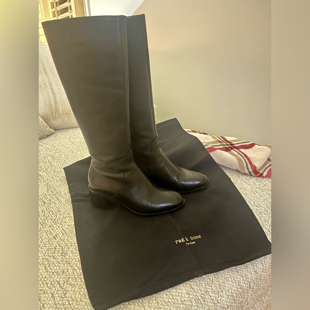 Black Rag & Bone #rag&bone Hazel Tall Boots size EU 37/US 7. EUC - worn once!